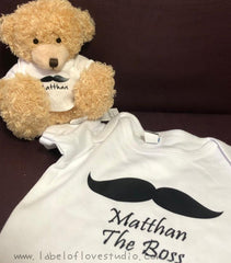 Baby Gift Set - Beary Sweet: Romper + Bear