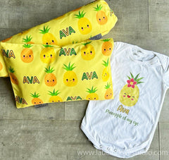 Happy Baby Gift Set - Romper + Bedding Set