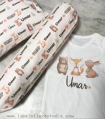 Happy Baby Gift Set - Romper + Bedding Set