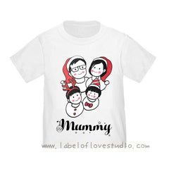 Christmas family t shirt