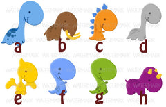 Danny the Dinosaur Waterproof Labels