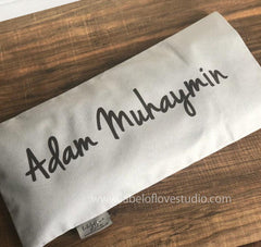 Personalize-Classic Name Only Beansprout Pillow-baby husk singapore