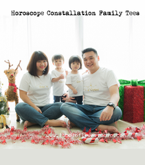 Glittery Constellation Family Tees