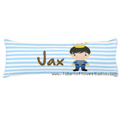 baby bean pillow Personalize-Handsome Prince Beansprout Pillow-baby husk singapore