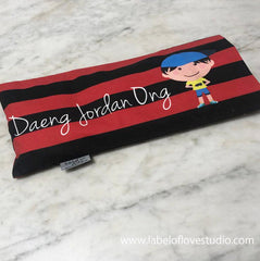 Personalize-Little Boy Beansprout Pillow-baby husk singapore