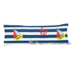 Personalize-Nautical Beansprout Pillow-baby husk singapore
