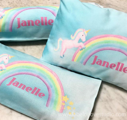 Personalized-baby-Dreamland Unicorn Bedding Set-kid pillow bolster beansprout Singapore