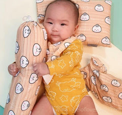 Personalized-baby-Little Baos (包子) Bedding Set-kid pillow bolster beansprout Singapore
