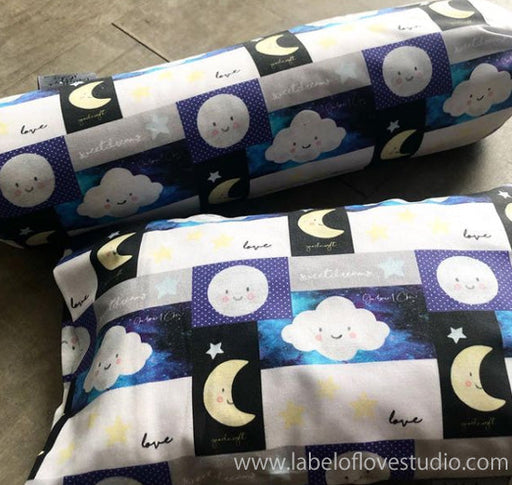 Personalized-baby-Love You to the Moon and Back Bedding Set-kid pillow bolster beansprout Singapore