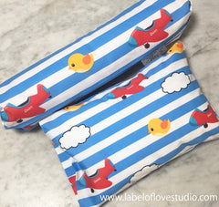 Personalized-baby-Take Flight Bedding Set-kid pillow bolster beansprout Singapore