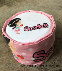 Sweet Little Girl Personalized Diaper Cake