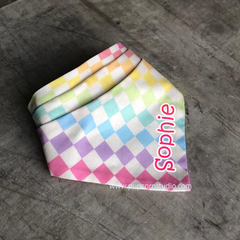 Personalized-Retro Squares Bandana-Singapore