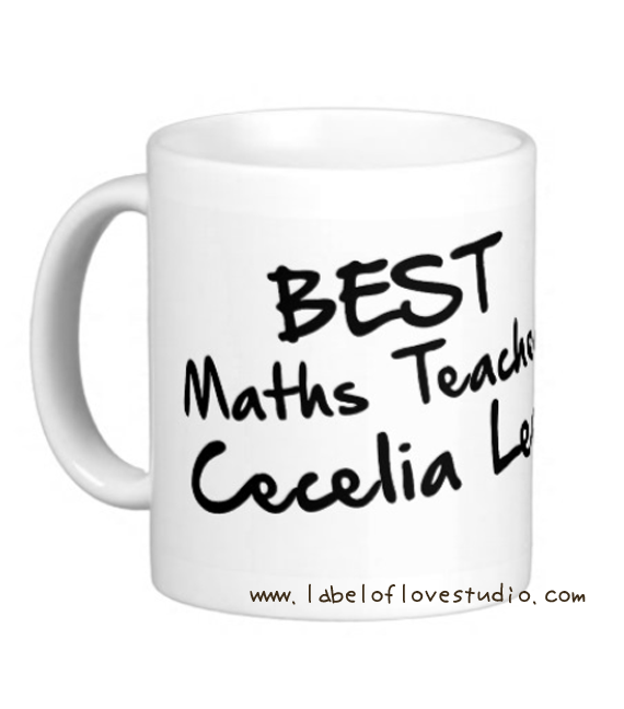 Best Teacher Personalized Cup