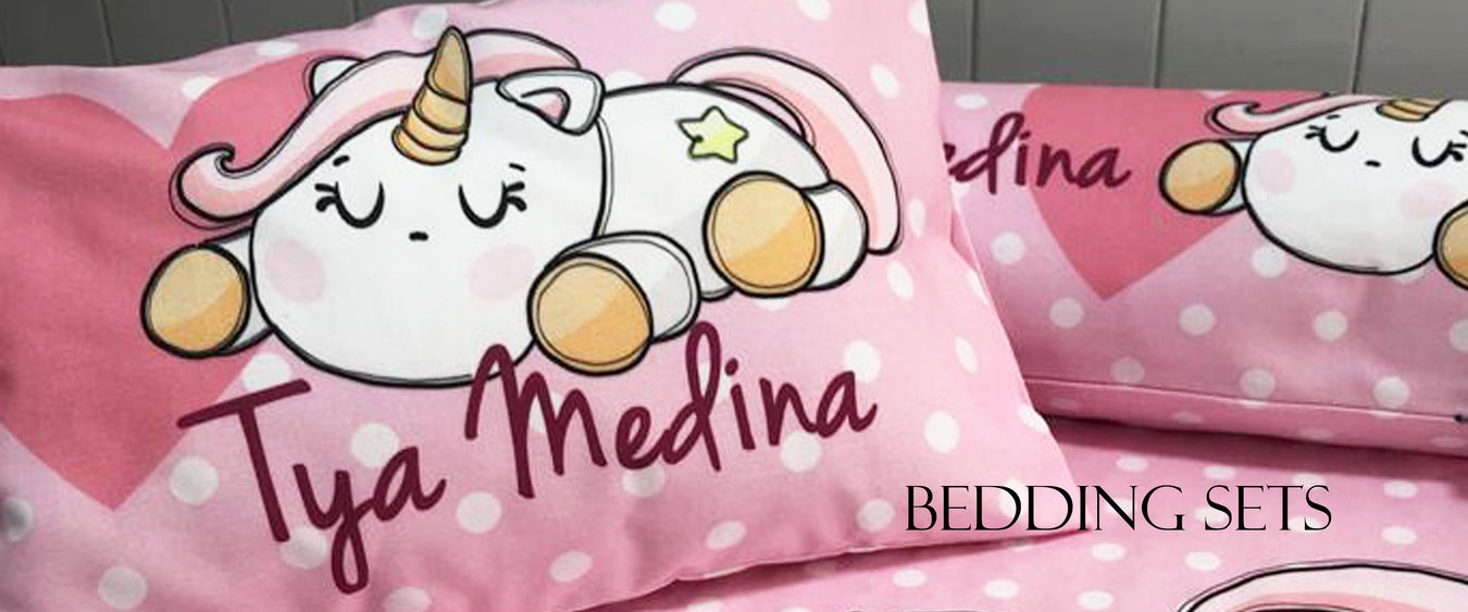 Personalized Baby Kid Bedding Set Singapore with Name | Personalized Baby Gift Set |Baby Gift Box and hamper