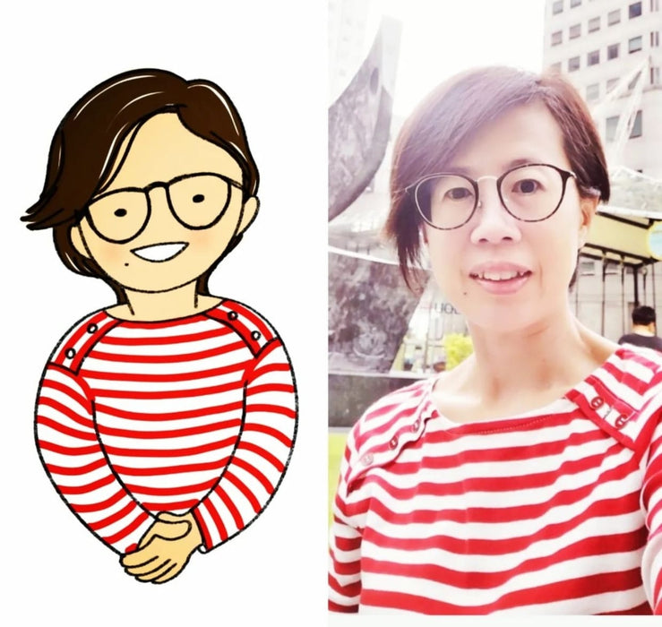 My Cute Character Drawing Romper/ Tee