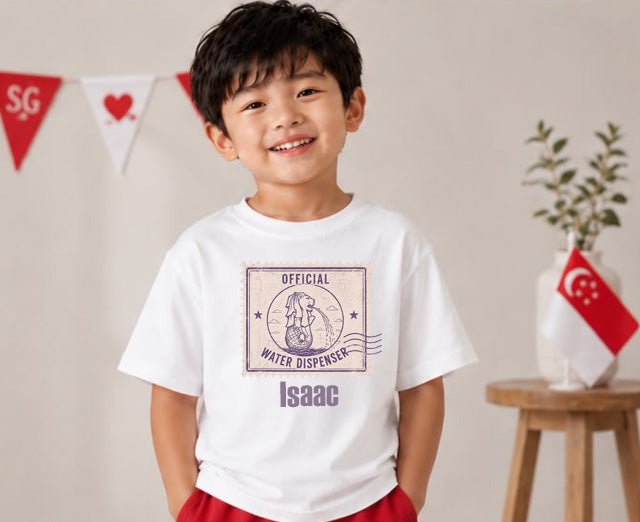 National Day Tee - Official Water Dispenser Vintage Stamp