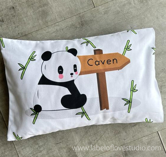 Paddy Panda Personalised Pillow