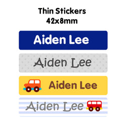 Name Sticker Bundle - Vroom Vroom Vehicles