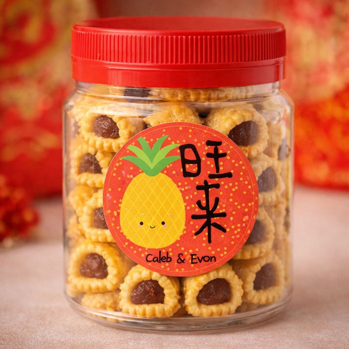 Pineapple Huat CNY Angpow Sticker