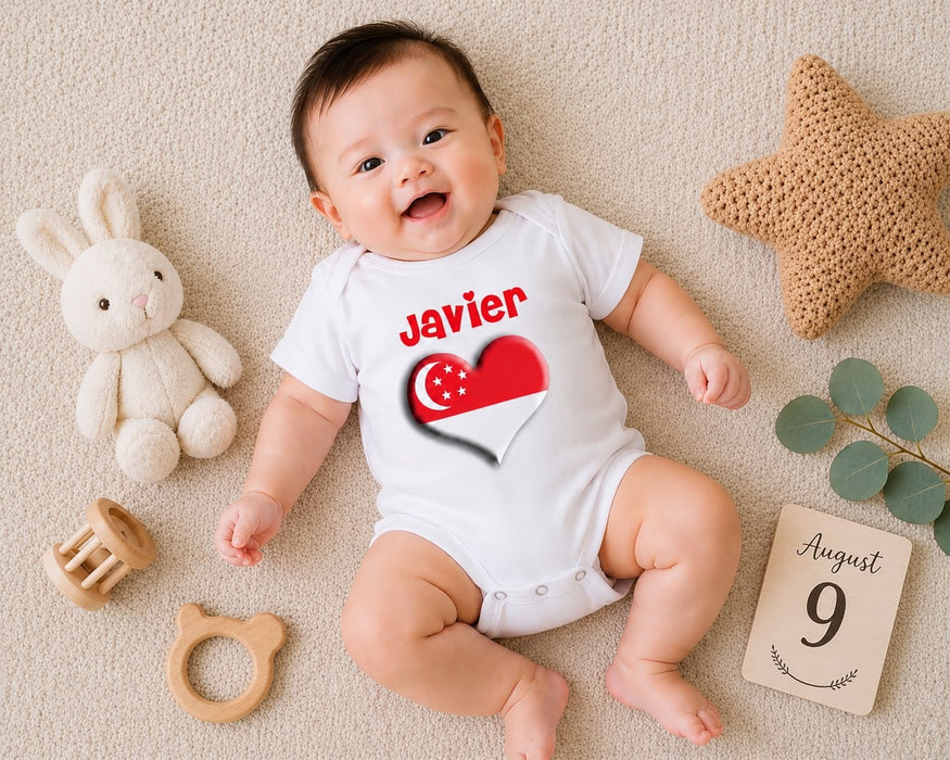 I Love Singapore Romper/ Tee