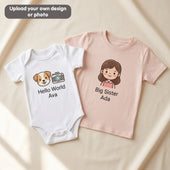 Design Your Own Romper/ Tee - Picture with words