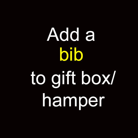 Add a bib in gift box/ hamper
