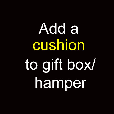 Add a cushion to gift box/ hamper