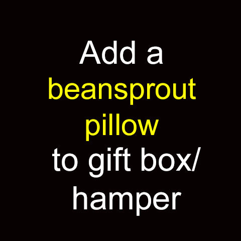 Add a beansprout pillow in gift box/ hamper