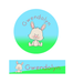 Bunny Iron On Labels-name-sticker-Singapore-school