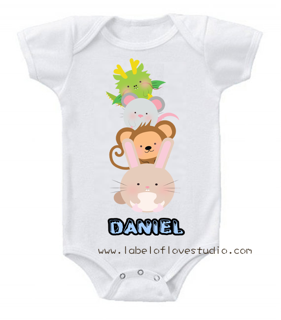 Cheerful Zodiac Romper/ Tee