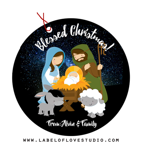 christmas labels