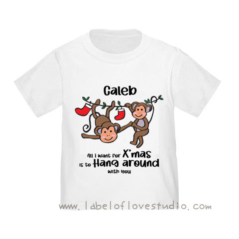 Christmas Clothing - Love Hanging around with you! Wild Christmas series