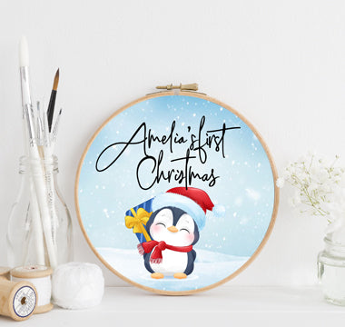 Christmas Gift - Wall Decoration of Cute Penguin
