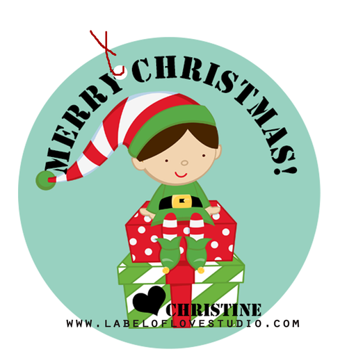 christmas labels