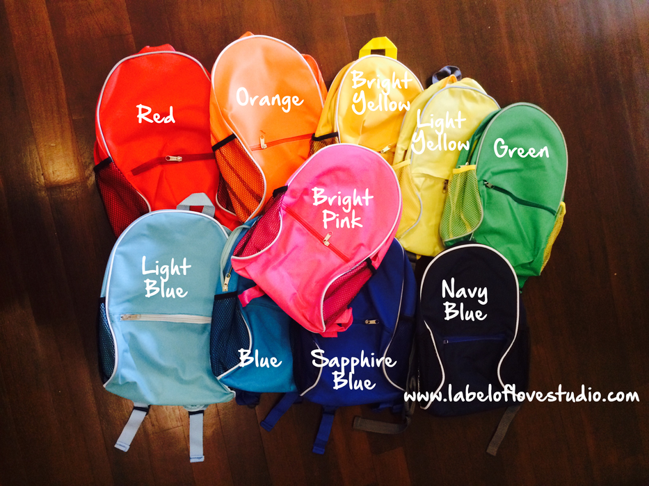 Personalized Prince Sapphire Backpack