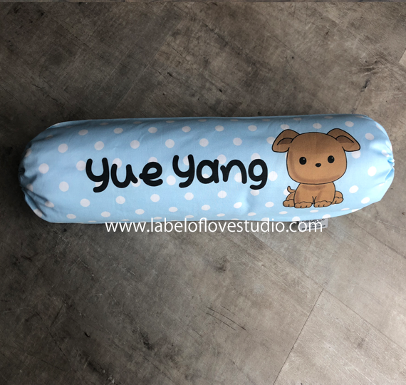 Happy Dog Personalized Bolster