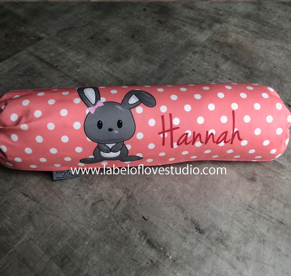Cute Bunny Personalized Bolster