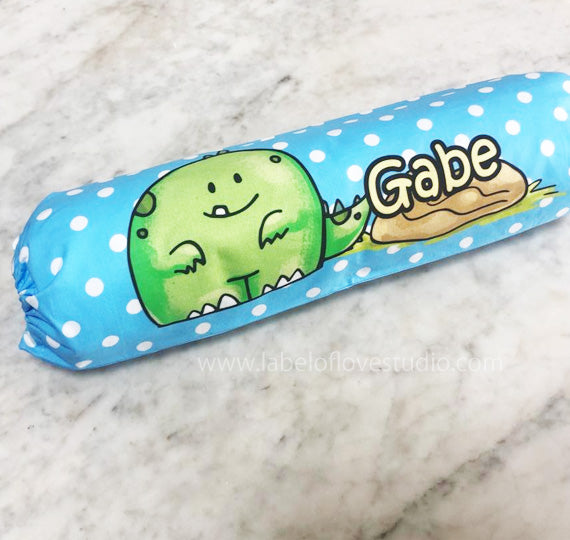 Cute Dino Personalized Bolster