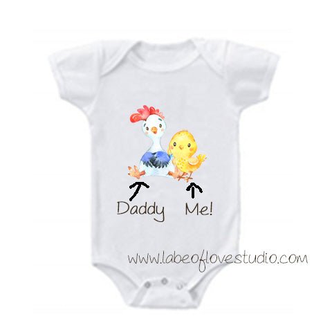 Daddy/ Mummy and Me Romper/ Tee