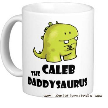 Daddysaurus Personalized Cup