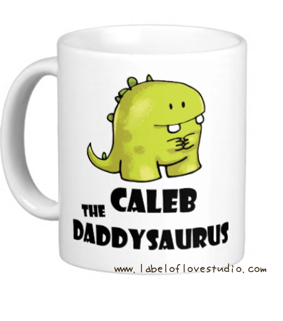 Daddysaurus Personalized Cup