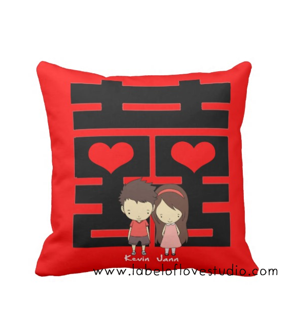 Double Happiness Cushion