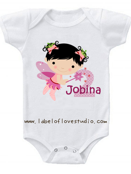 Fairy Princess Birthday Romper/ Tee