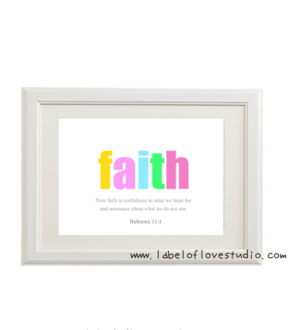 Faith Art Print - Hebrews 11