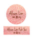 Glittery Love Iron On Labels-name-sticker-Singapore-school