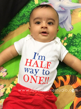 Half Way to One Romper