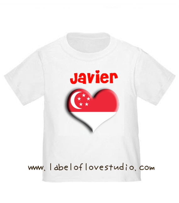 I Love Singapore Romper/ Tee