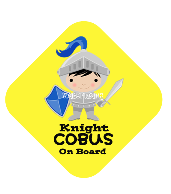 Knight Car Sign