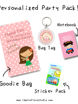 Personalized Party Pack