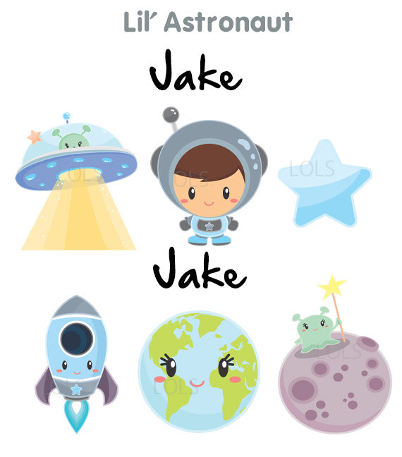 Tote Bag DIY Kit - Lil' Astronaut